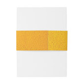 黄色テクスチャパーソナライズされた結婚式招待状 招待状ベリーバンド (裏面例)