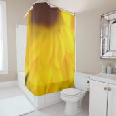 黄色デイジーシャワーカーテン シャワーカーテン (インサイチュ)