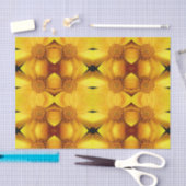 黄色デイジー花弁抽象芸術切り離し 薄葉紙 (クラフト)