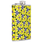 黄色デイジー花柄 フラスク (右)