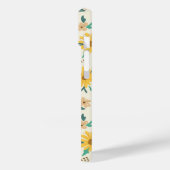 黄色デイジー花柄 Case-Mate iPhoneケース (裏面 / 左)