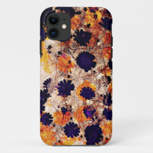 黄色デイジー花花柄デジタルアート