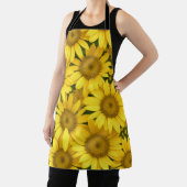 黄色デイジー花 エプロン (インサイチュ)