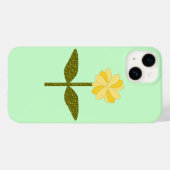 黄色デイジー花 Case-Mate iPhoneケース (裏面 (横))