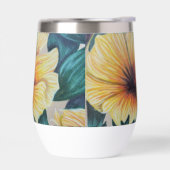 黄色ハイビスカス熱カップ (左面)