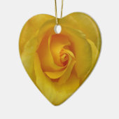 黄色バラのオーナメントのロマンチックなばら色の装飾 セラミックオーナメント (左)