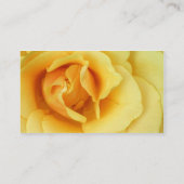黄色バラの名刺 名刺 (裏面)