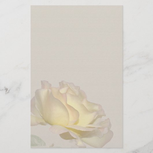 黄色バラの文房具 便箋 (正面)