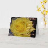黄色バラの母の日カード カード (黄色い花)