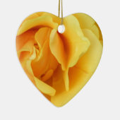 黄色バラの花のオーナメント セラミックオーナメント (右)