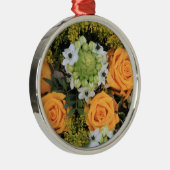 黄色バラオーナメント メタルオーナメント (右)