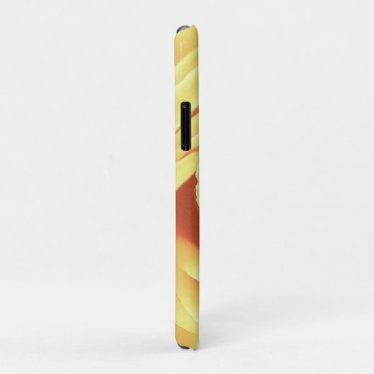 黄色バラプリント Case-Mate iPhoneケース (裏面/右)