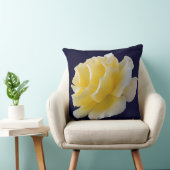黄色バラ花びら クッション (椅子)
