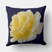 黄色バラ花びら クッション (裏面)