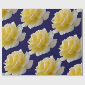黄色バラ花びら ラッピングペーパー (フラット)
