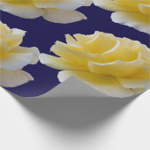 黄色バラ花びら ラッピングペーパー (角)
