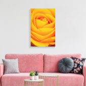 黄色バラ花キャンバス印刷 キャンバスプリント (インサイチュ (リビング))