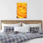 黄色バラ花キャンバス印刷 キャンバスプリント (インサイチュ (寝室))