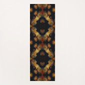 黄色バラ花抽象芸術自然 ヨガマット (正面)