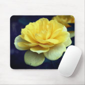黄色バラ花 マウスパッド (マウス)