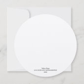 黄色バラ高精細カード 招待状 (裏面)