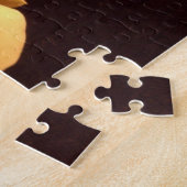 黄色バラ11のx 14インチの静まる挑戦パズル ジグソーパズル (側面)