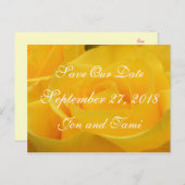 黄色バラ1915の保存は日付または引き起こります 案内ポストカード (正面/裏面)