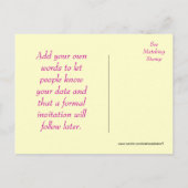 黄色バラ1915の保存は日付または引き起こります 案内ポストカード (裏面)