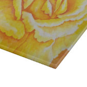 黄色バラ カッティングボード (角)