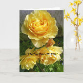 黄色バラ カード (黄色い花)