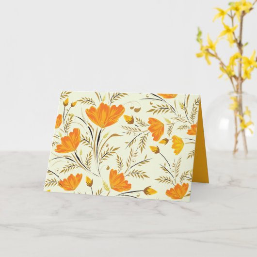 黄色バラ カード (黄色い花)