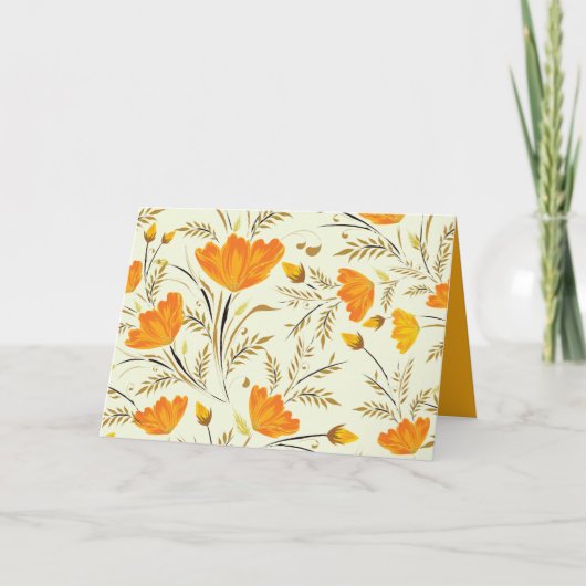 黄色バラ カード (正面)