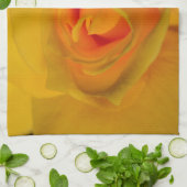 黄色バラ キッチンタオル (折り畳み)