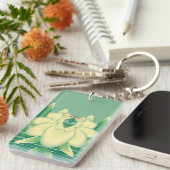 黄色バラ キーホルダー (正面右)