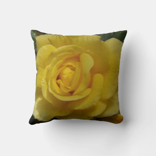 黄色バラ クッション (裏面)