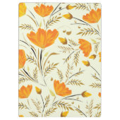 黄色バラ クリップボード (裏面)