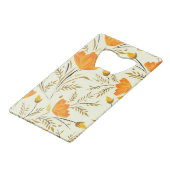 黄色バラ クレジットカード栓抜き (正面アングル)