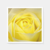 黄色バラ スタンダードカクテルナプキン (正面)