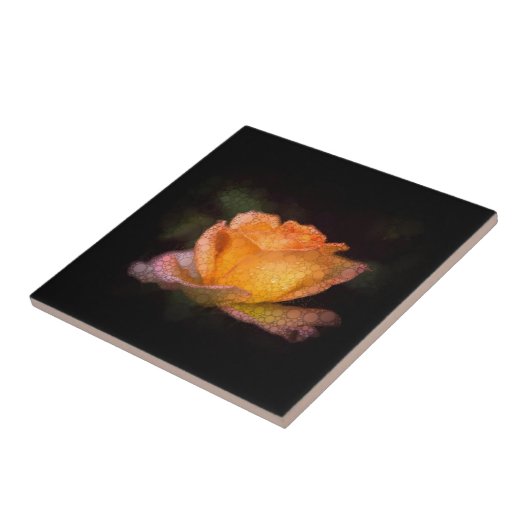 黄色バラ タイル (側面)