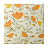 黄色バラ タイル (正面)