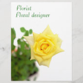 黄色バラ チラシ (正面)