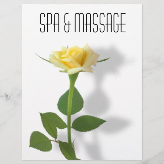 黄色バラ チラシ (正面)