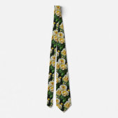 黄色バラ ネクタイ (裏面)