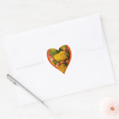 黄色バラ ハートシール (封筒)