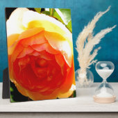 黄色バラ フォトプラーク (側面)