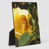 黄色バラ フォトプラーク (側面)