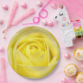 黄色バラ ペーパープレート (パーティー)