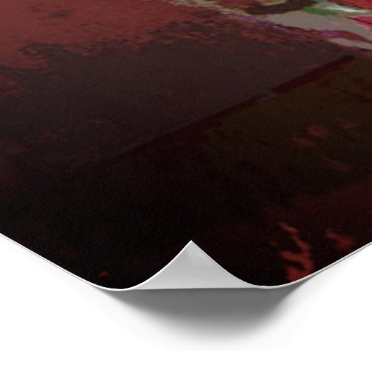 黄色バラ ポスター (角)