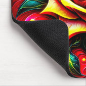 黄色バラ マウスパッド (コーナー)