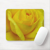 黄色バラ マウスパッド (マウス)